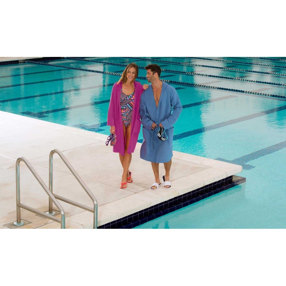 270635 Peignoir en microfibre brodé Notte di...