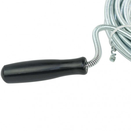 712621 Déboucheur à manivelle 5 mm x 3 m poignée rotative et spirale