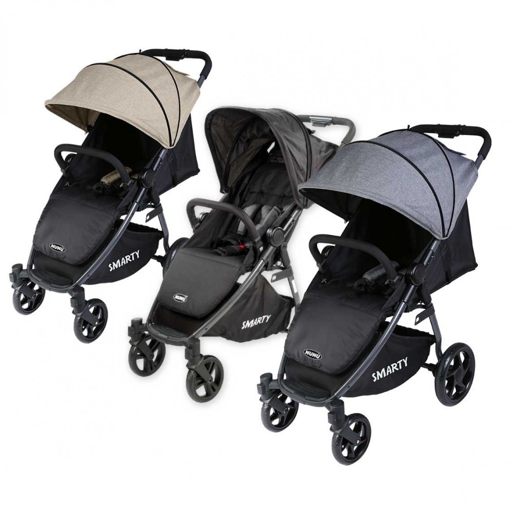 BK-736 NUNU 'SMARTY Poussette pliante pour bébé totalement inclinable ...
