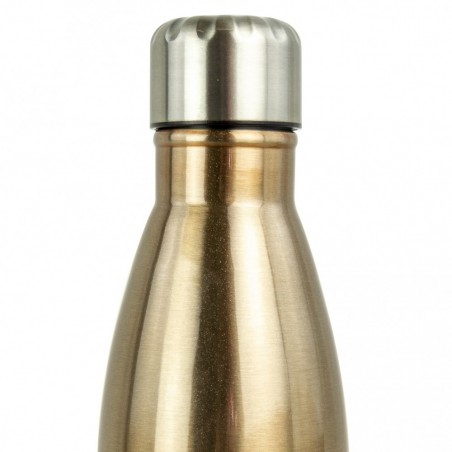 186168 Bouteille d'eau thermique de 500 ml en acier sans BPA plusieurs coloris