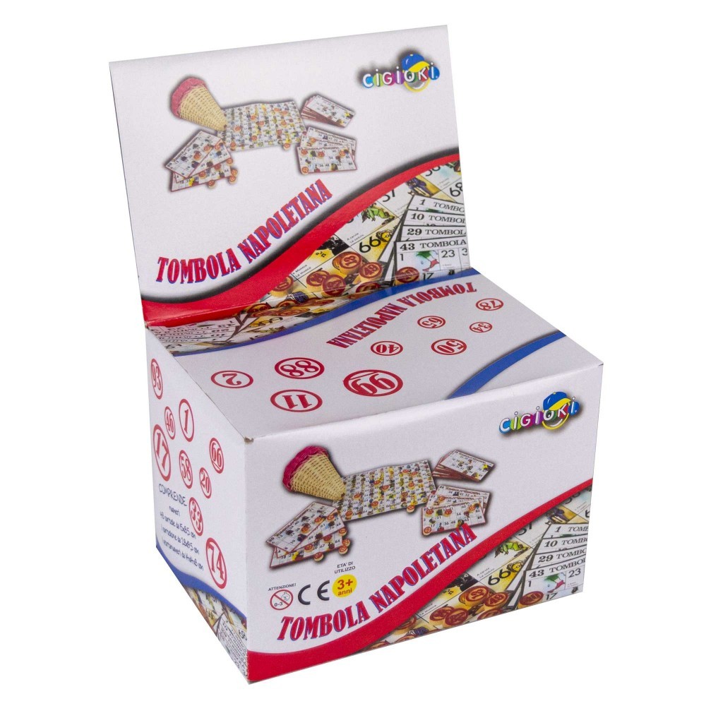 221439 Tombola napolitaine 48 cartes Panier en...