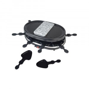 Kiwi Raclette 3 en 1 900w KG5811 grille et pierrade 8 prs