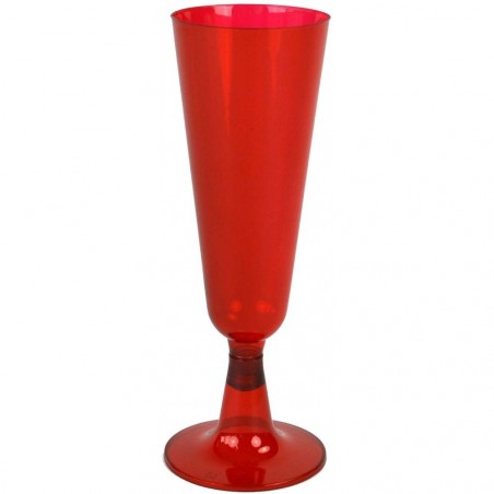 407547 Lot de 24 coupes à champagne en plastique dur pour NOËL