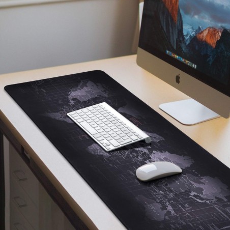 Tapis de bureau antidérapant Mappemonde 900x400x2mm