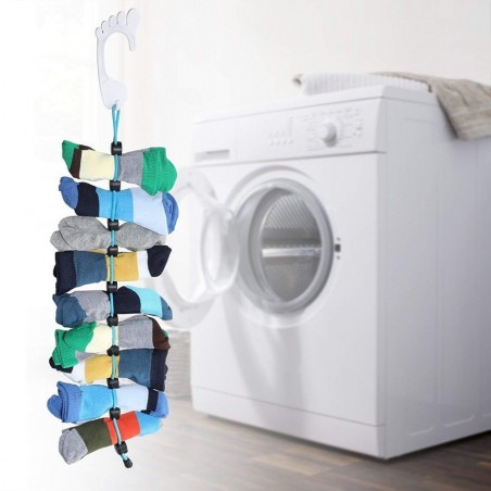Organisateur de chaussettes Ranger, laver et sécher FUBUCA en abs avec crochet