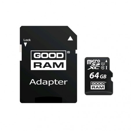 Carte mémoire GOOD RAM microsd 64GB adaptateur SD Clase 10 100MB/S