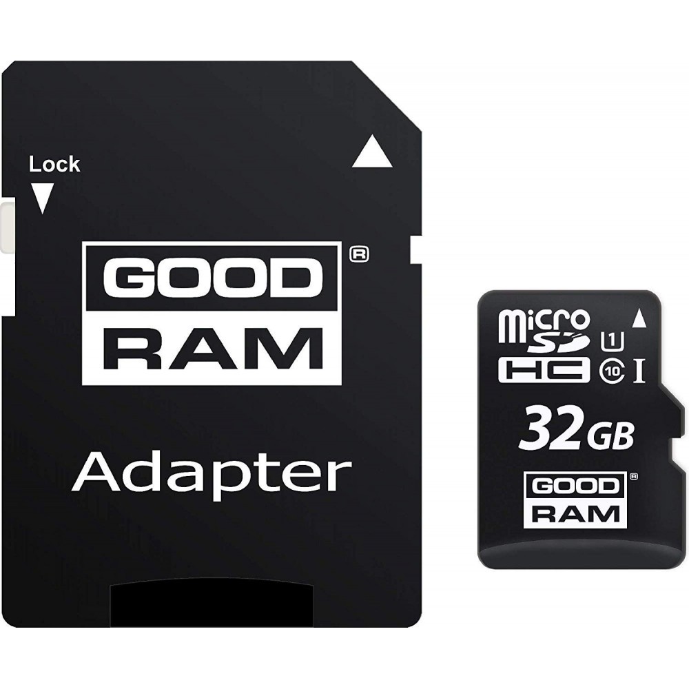 Carte mémoire GOOD RAM microsd 32GB adaptateur...
