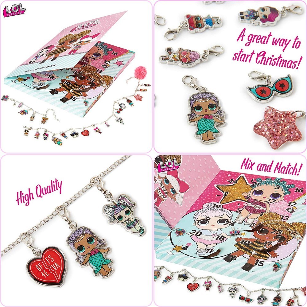 Calendrier de l'Avent LOL 2019 avec 24 bijoux...