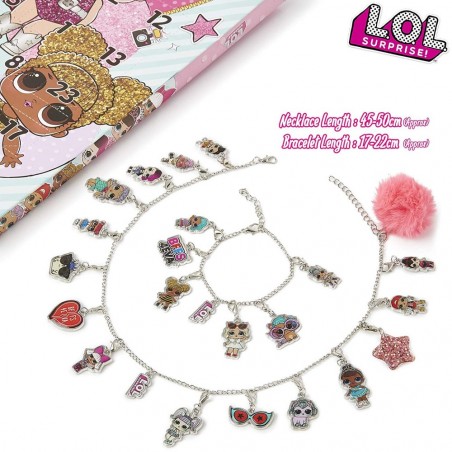 Calendrier de l'Avent LOL 2019 avec 24 bijoux originaux sur le thème de LOL