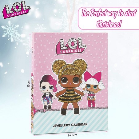 Calendrier de l'Avent LOL 2019 avec 24 bijoux originaux sur le thème de LOL