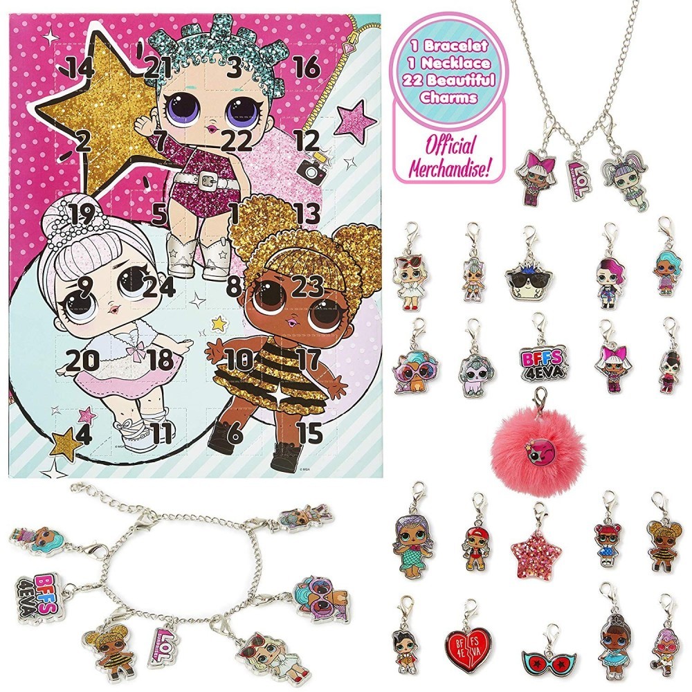 Calendrier de l'Avent LOL 2019 avec 24 bijoux...