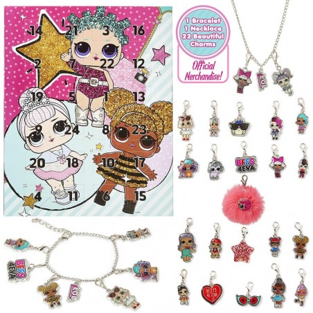 Calendrier de l'Avent LOL 2019 avec 24 bijoux originaux sur le thème de LOL