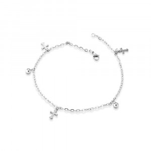 ONE JEWERLY Charms C1561 Bracelet de cheville 316L en...