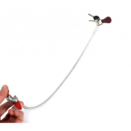 134760 Pince à 4 dents ramasse-tout à ressort en acier flexible 60 cm