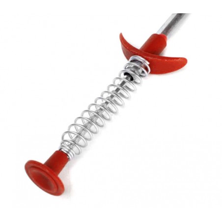134760 Pince à 4 dents ramasse-tout à ressort en acier flexible 60 cm