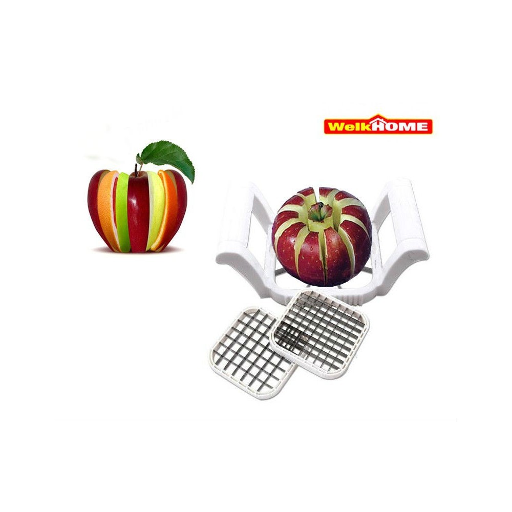 Coupe fruits et légumes avec 3 lames différentes - WELKHOME