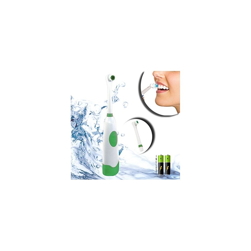 Brosse à dents électrique avec batterie et...