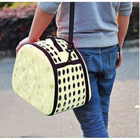 Cage/ Sac de transport avec boucle chiens chats et petits rongeurs 40x28x33 cm