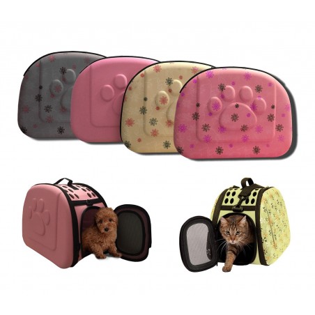 Cage/ Sac de transport avec boucle chiens chats et petits rongeurs 40x28x33 cm