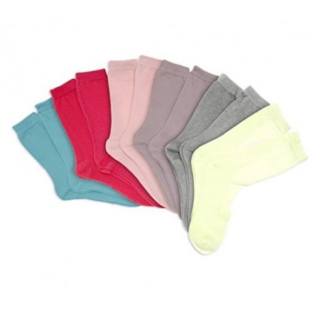 Pack de 3 - 6 à 12 chaussettes courtes coton enfant (FILLE) - taille différentes