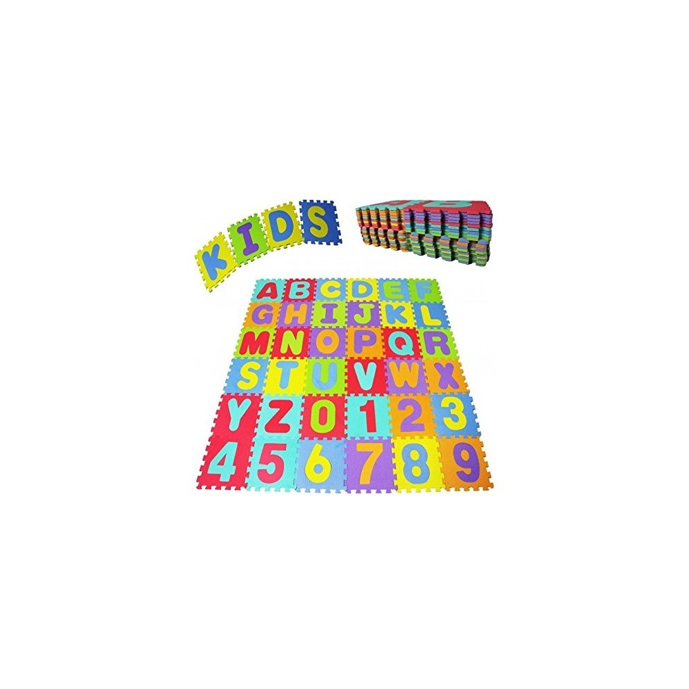Tapis lettres et chiffres Puzzle 36 pcs - 17 x...