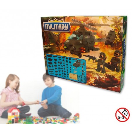 Jeu de construction - ARMEE - 160 piéces à assembler - 371142
