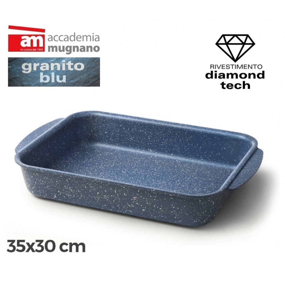 Plat á four - Moule antiadhésive de 30x35 cm effet pierre - Revêtement Diamond