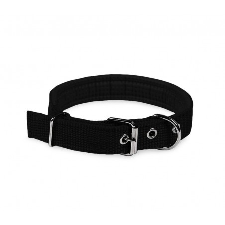 Collier pour chien mod. Phoenix rembourré boucle de fermeture réglable -taille M