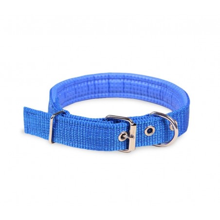 Collier pour chien mod. Phoenix rembourré boucle de fermeture réglable -taille M