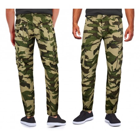 LC-22 Pantalon cargo camouflage NEW BRAMS pour homme REFERENCE poches laterales