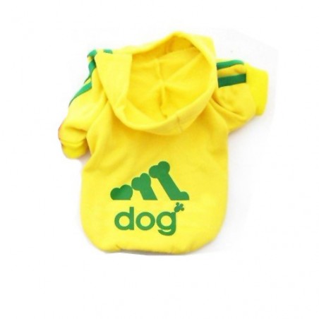 Sweat à capuche sportif pour chiens de petite taille en plusieurs couleurs