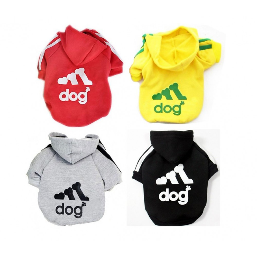 Sweat à capuche sportif pour chiens de petite...