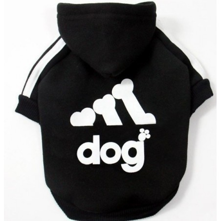 Sweat à capuche sportif pour chiens de petite taille en plusieurs couleurs
