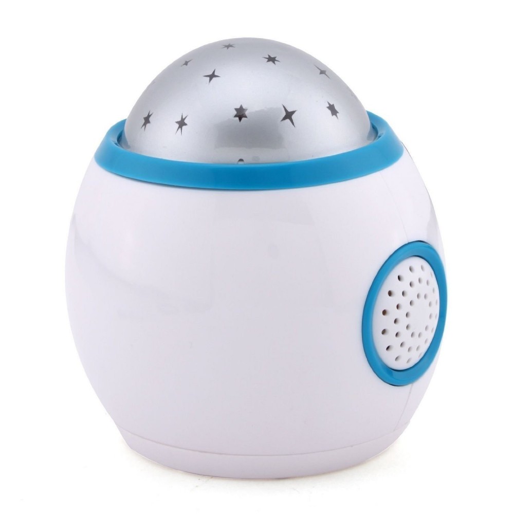 Reloj digital de proyección con pantalla LCD despertador con fecha y temperatura - Proyector de estrellas para la iluminación