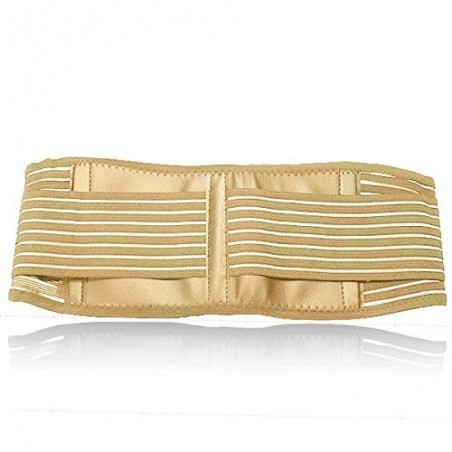 Banda elástica, corsé, faja lumbar ajustable para el dolor de espalda lumbago y ciática BEIGE