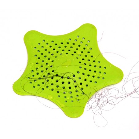 4343 Set de 3 filtres déchets vidange d'évier et douche en forme d'étoile de mer