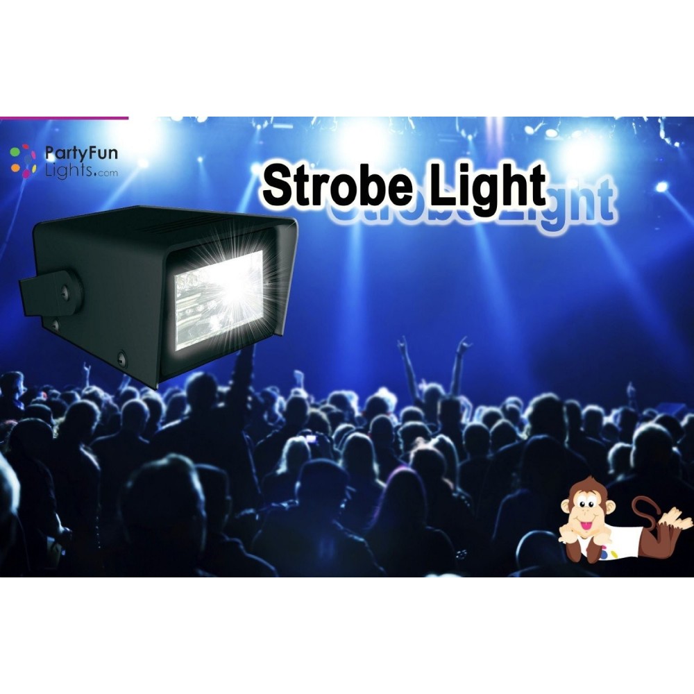 Foco 5 LED de luz estroboscópica PARTY FUN LIGHT para la discoteca y eventos