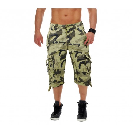 Bermuda pour homme1586 mod. Forex motif camouflage tailles du 44 au 54