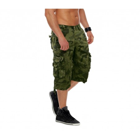 Bermuda pour homme1586 mod. Forex motif camouflage tailles du 44 au 54
