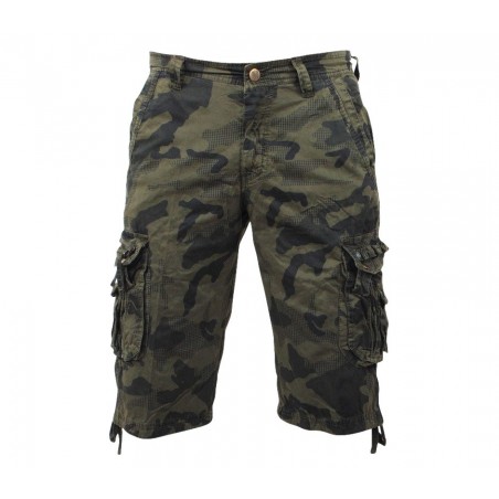 Bermuda pour homme1586 mod. Forex motif camouflage tailles du 44 au 54