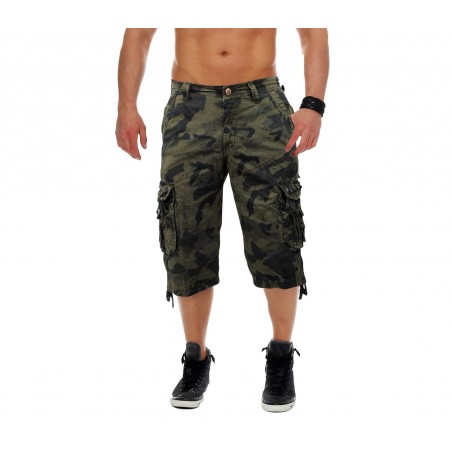 Bermuda pour homme1586 mod. Forex motif camouflage tailles du 44 au 54