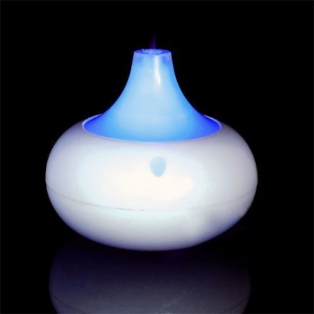 Difusor de aroma y aceites esenciales (2 en 1) con dispersión ultrasónica y cromoterapia