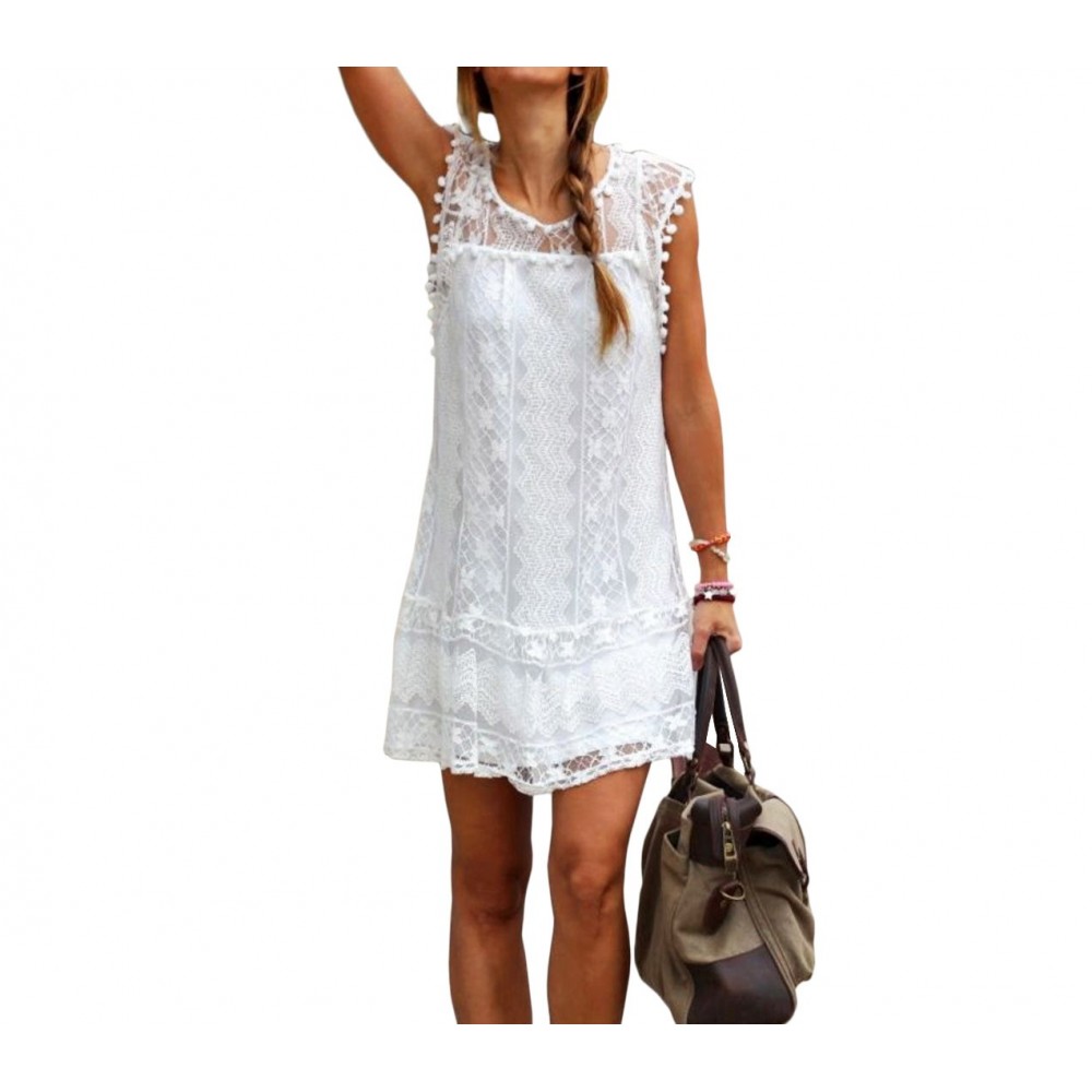 3912 Robe pour femme mod. FLAMINIA courte en...