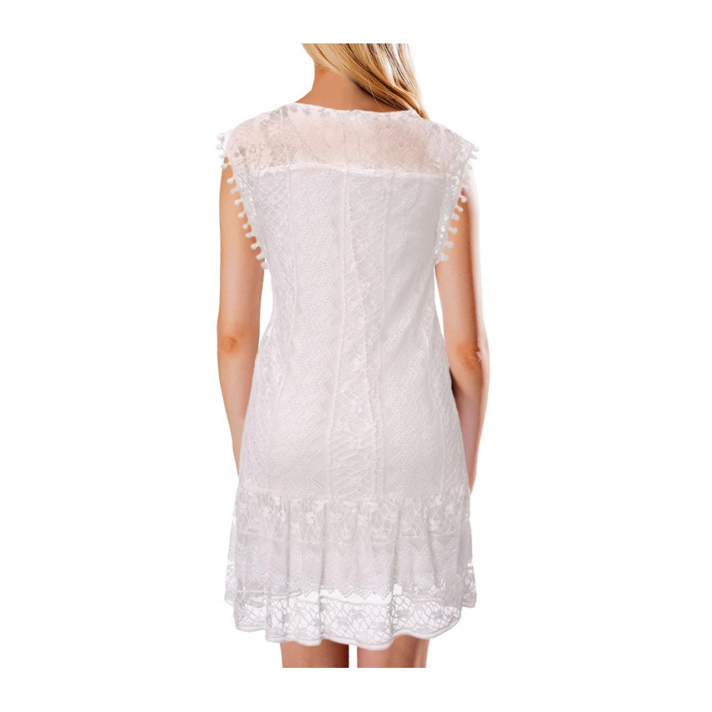 3912 Robe pour femme mod. FLAMINIA courte en...