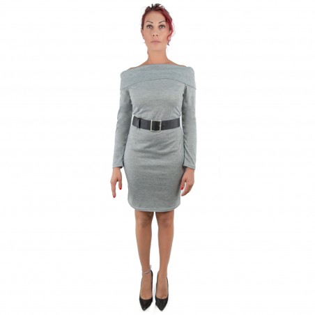 Robe étroite Ramona pour femme avec col bateau