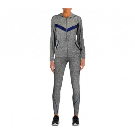 K7732 Ensemble de sport pour femmes sweat et pantalon long en trois couleurs