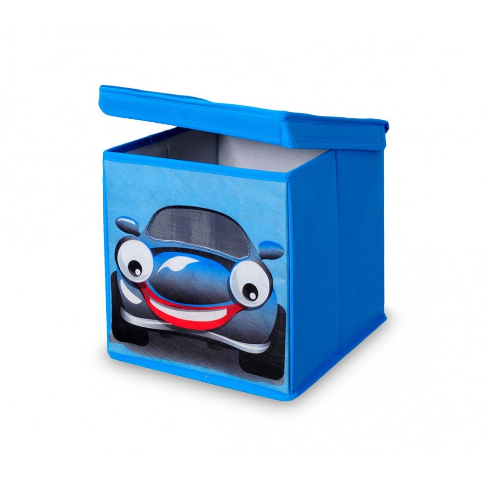 783102 Coffre à jouet carré avec couvercle 27 x...