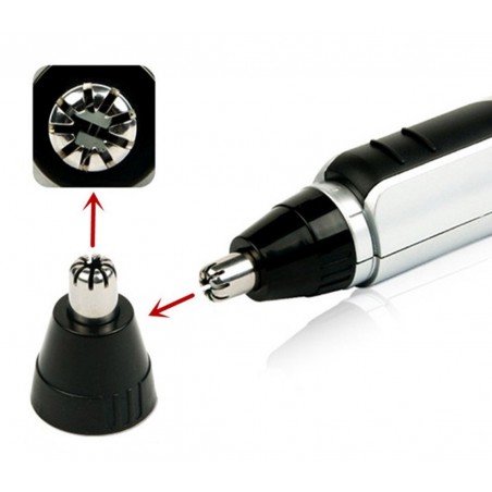 586512 Mini rasoir sans fil pour le nez et les oreilles pour hommes