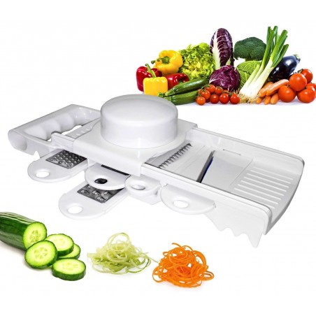 Multi-râpe 7 rapes avec des lames en acier inoxydable - ustensile de cuisine