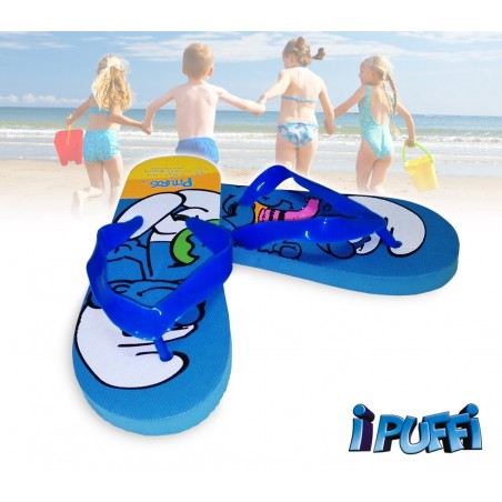 2301000547 - Tong - Sandale Garcon SCHTROUMF en caoutchouc bleu